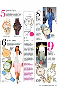 CERRUTI 1881 - Malaysian Women's Weekly - March 2014